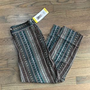 Jessica Simpson Green Pattern Pants